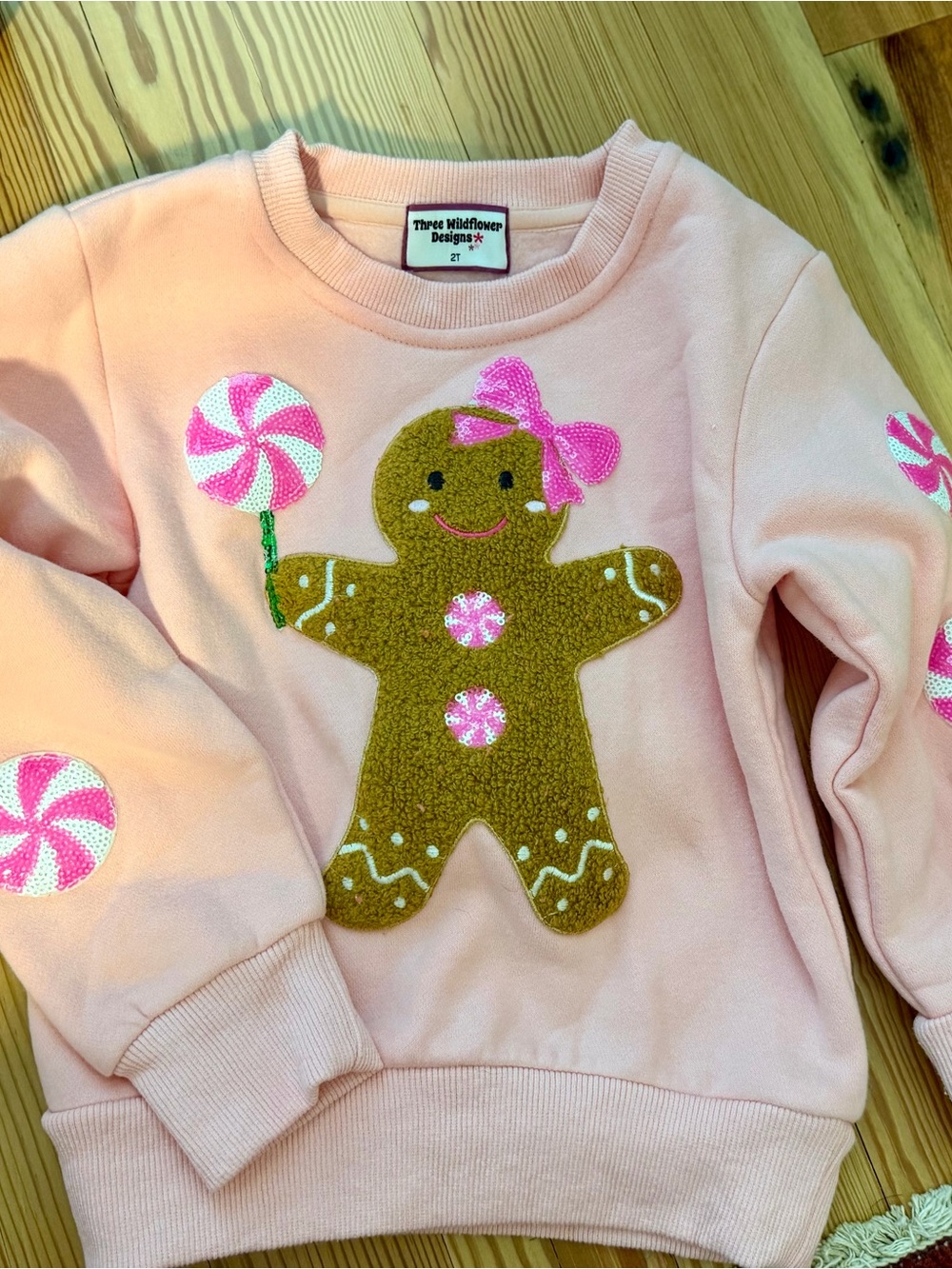 Pink Gingerbread Sweatshirt